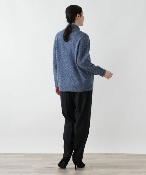 Leilian PLUS HOUSE / レリアンプラスハウス カーディガン・ボレロ | タートルネックケーブルニットカーディガン | 詳細3