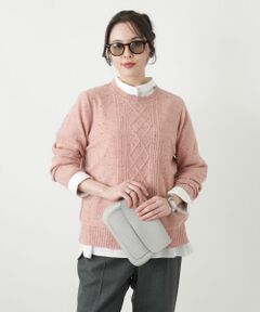 Leilian PLUS HOUSE / レリアンプラスハウス ニット・セーター | 【店舗人気】ラウンドネックニット