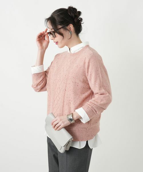 Leilian PLUS HOUSE / レリアンプラスハウス ニット・セーター | 【店舗人気】ラウンドネックニット | 詳細10