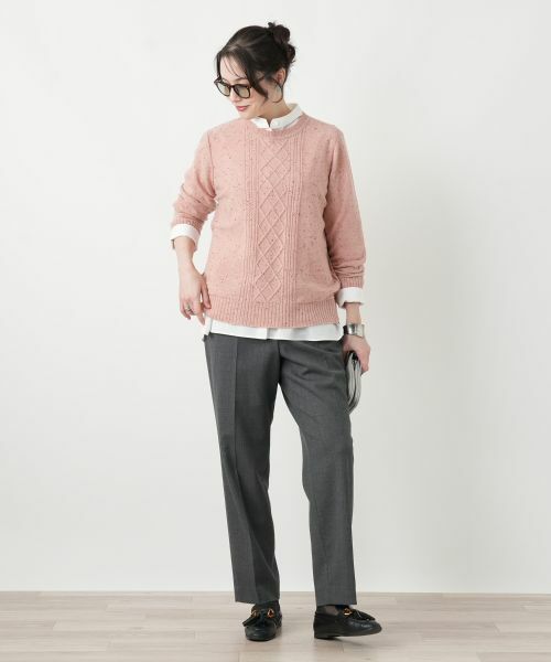 Leilian PLUS HOUSE / レリアンプラスハウス ニット・セーター | 【店舗人気】ラウンドネックニット | 詳細11