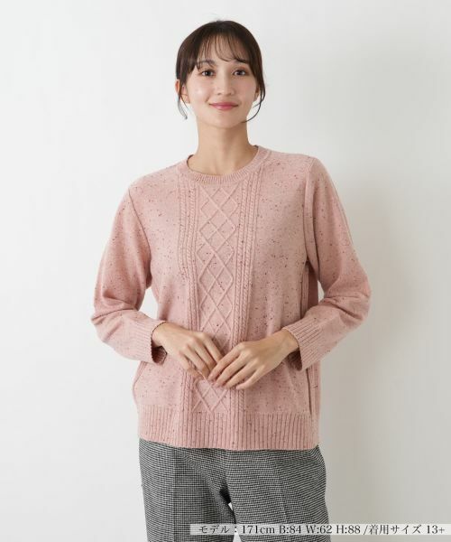 Leilian PLUS HOUSE / レリアンプラスハウス ニット・セーター | 【店舗人気】ラウンドネックニット | 詳細13