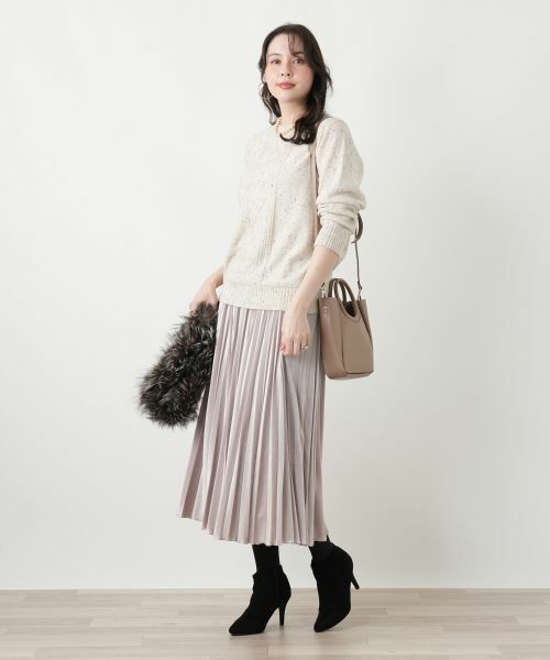 Leilian PLUS HOUSE / レリアンプラスハウス ニット・セーター | 【店舗人気】ラウンドネックニット | 詳細4