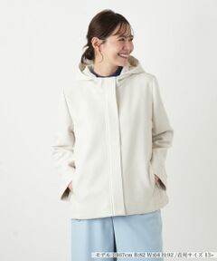 Leilian PLUS HOUSE / レリアンプラスハウス テーラードジャケット | フードブルゾン【Leilian WHITE LABEL】