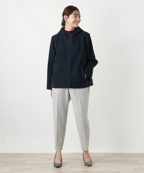 Leilian PLUS HOUSE / レリアンプラスハウス テーラードジャケット | フードブルゾン【Leilian WHITE LABEL】 | 詳細1