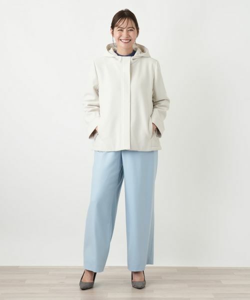 Leilian PLUS HOUSE / レリアンプラスハウス テーラードジャケット | フードブルゾン【Leilian WHITE LABEL】 | 詳細4