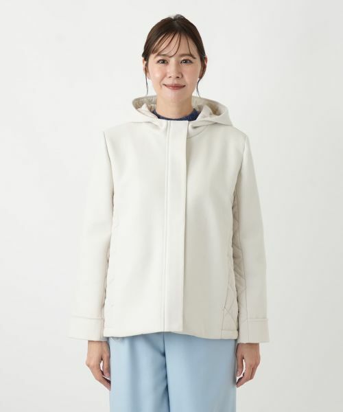Leilian PLUS HOUSE / レリアンプラスハウス テーラードジャケット | フードブルゾン【Leilian WHITE LABEL】 | 詳細8
