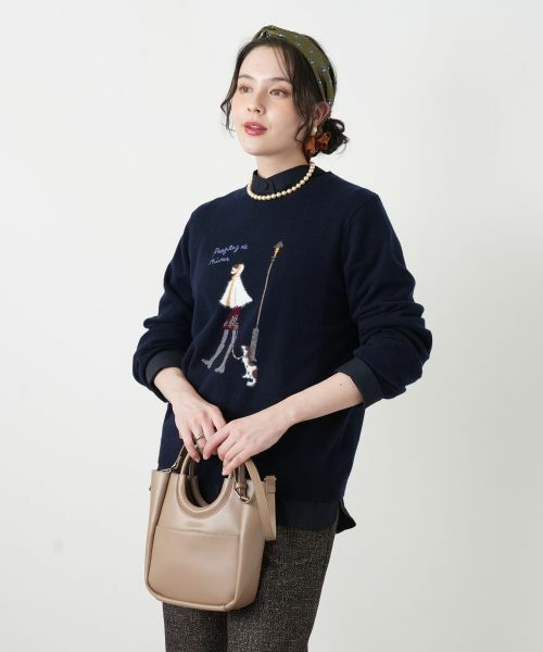 Leilian PLUS HOUSE / レリアンプラスハウス ニット・セーター | セーター【Leilian WHITE LABEL】 | 詳細1