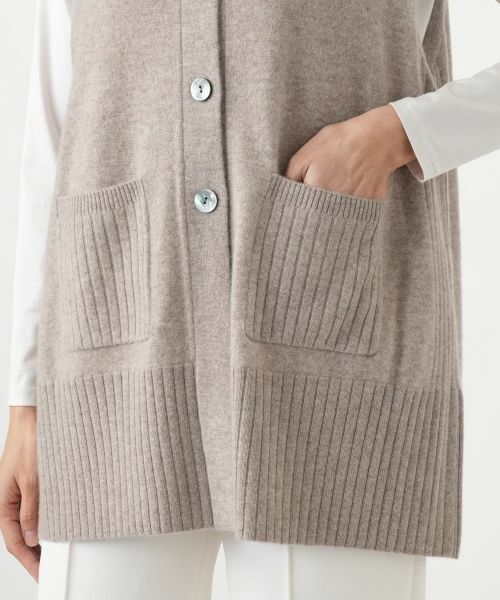 Leilian PLUS HOUSE / レリアンプラスハウス テーラードジャケット | カシミヤニットベスト【Leilian WHITE LABEL】 | 詳細16