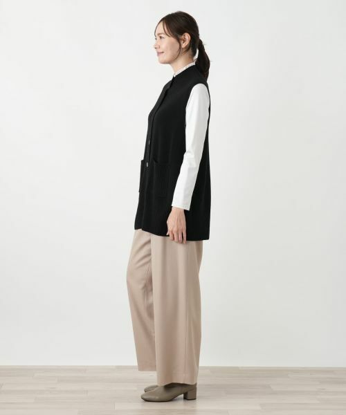 Leilian PLUS HOUSE / レリアンプラスハウス テーラードジャケット | カシミヤニットベスト【Leilian WHITE LABEL】 | 詳細2