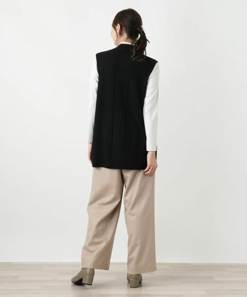 Leilian PLUS HOUSE / レリアンプラスハウス テーラードジャケット | カシミヤニットベスト【Leilian WHITE LABEL】 | 詳細3