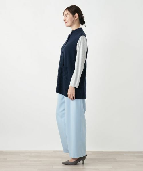 Leilian PLUS HOUSE / レリアンプラスハウス テーラードジャケット | カシミヤニットベスト【Leilian WHITE LABEL】 | 詳細5