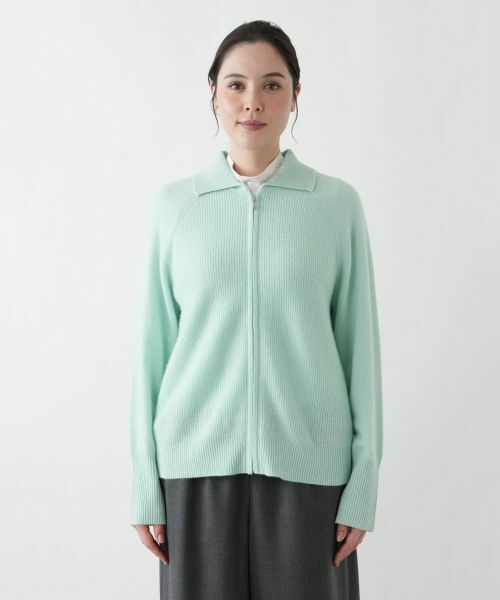 Leilian PLUS HOUSE / レリアンプラスハウス カーディガン・ボレロ | ジップアップリブニットカーディガン【Leilian WHITE LABEL】 | 詳細14