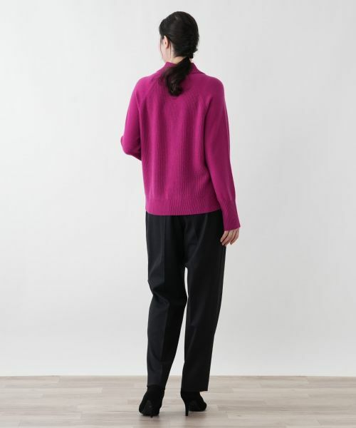 Leilian PLUS HOUSE / レリアンプラスハウス カーディガン・ボレロ | ジップアップリブニットカーディガン【Leilian WHITE LABEL】 | 詳細6