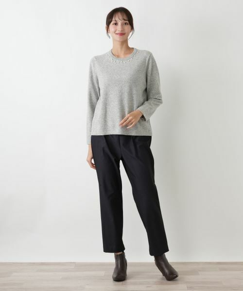 Leilian PLUS HOUSE / レリアンプラスハウス ニット・セーター | セーター【Leilian WHITE LABEL】 | 詳細1