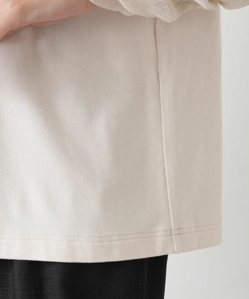 Leilian PLUS HOUSE / レリアンプラスハウス カットソー | 袖口ラメチュールタートルネックプルオーバー【Leilian WHITE LABEL】 | 詳細21