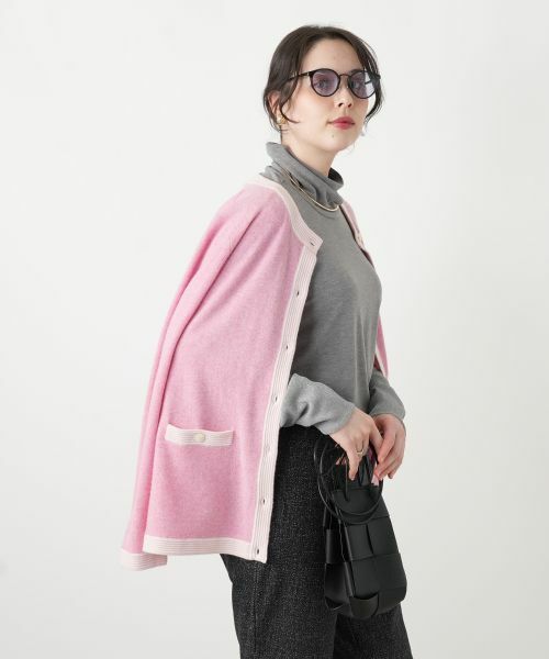 Leilian PLUS HOUSE / レリアンプラスハウス カットソー | 袖口ラメチュールタートルネックプルオーバー【Leilian WHITE LABEL】 | 詳細5