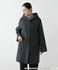 Leilian PLUS HOUSE / レリアンプラスハウス その他アウター | フーデッドAラインコート【Leilian WHITE LABEL】