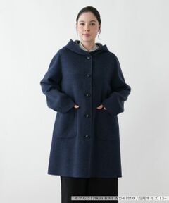 Leilian PLUS HOUSE / レリアンプラスハウス その他アウター | フーデッドAラインコート【Leilian WHITE LABEL】