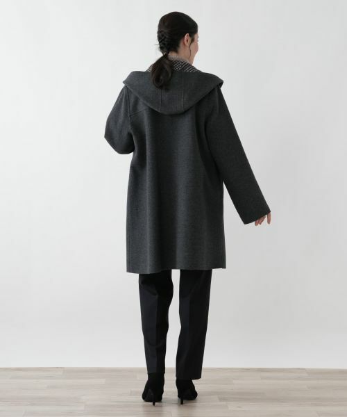 Leilian PLUS HOUSE / レリアンプラスハウス その他アウター | フーデッドAラインコート【Leilian WHITE LABEL】 | 詳細3