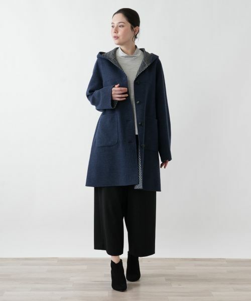 Leilian PLUS HOUSE / レリアンプラスハウス その他アウター | フーデッドAラインコート【Leilian WHITE LABEL】 | 詳細4