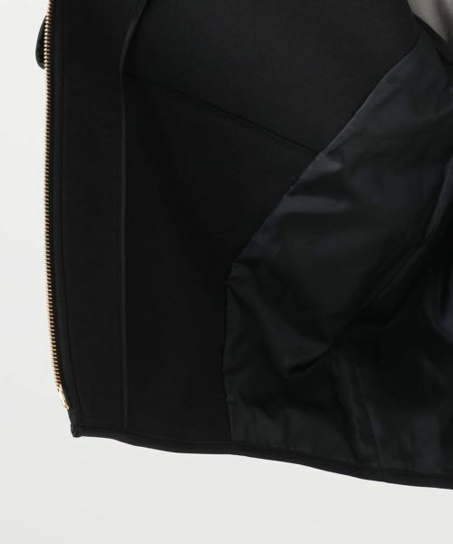 Leilian PLUS HOUSE / レリアンプラスハウス その他アウター | 異素材切り替えノーカラーブルゾン | 詳細12