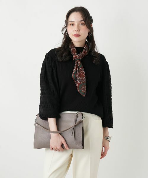 Leilian PLUS HOUSE/レリアンプラスハウス セーター ブラック 13+ Leilian PLUS HOUSE/レリアンプラスハウス セーター ブラック 13+