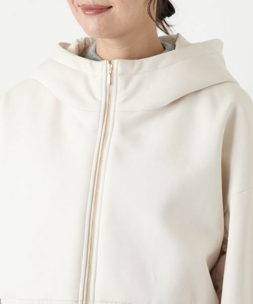 Leilian PLUS HOUSE / レリアンプラスハウス その他アウター | キルト切り替えフードコート【NEMIKA】 | 詳細10