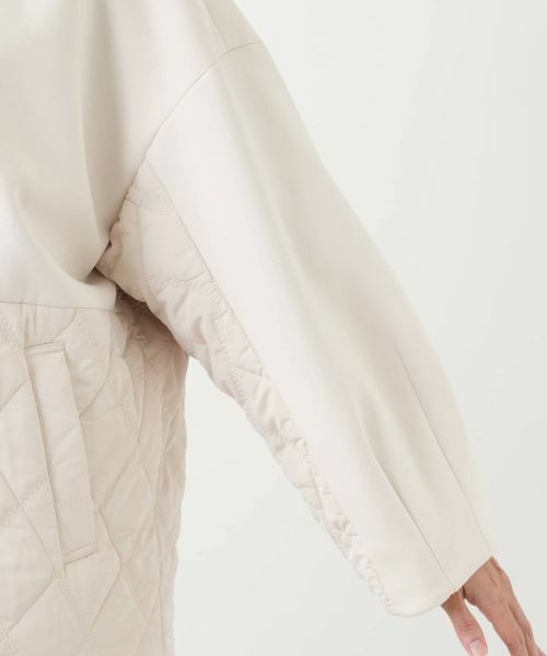 Leilian PLUS HOUSE / レリアンプラスハウス その他アウター | キルト切り替えフードコート【NEMIKA】 | 詳細12