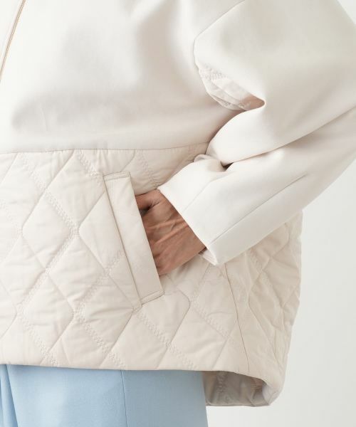 Leilian PLUS HOUSE / レリアンプラスハウス その他アウター | キルト切り替えフードコート【NEMIKA】 | 詳細13