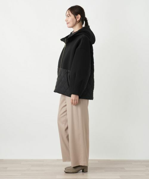 Leilian PLUS HOUSE / レリアンプラスハウス その他アウター | キルト切り替えフードコート【NEMIKA】 | 詳細2