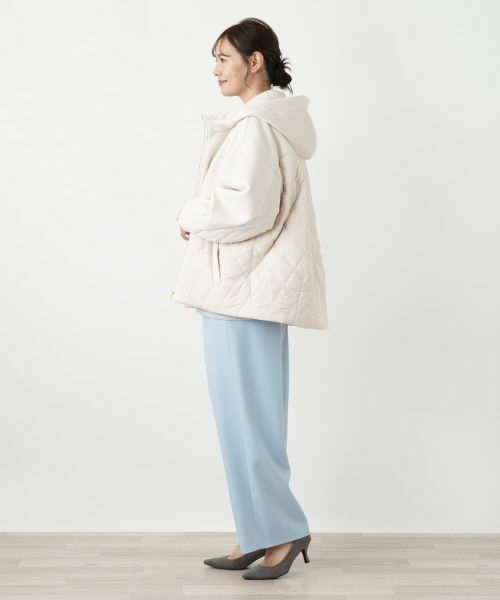 Leilian PLUS HOUSE / レリアンプラスハウス その他アウター | キルト切り替えフードコート【NEMIKA】 | 詳細5