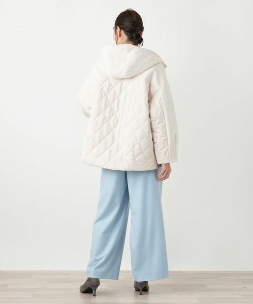 Leilian PLUS HOUSE / レリアンプラスハウス その他アウター | キルト切り替えフードコート【NEMIKA】 | 詳細6