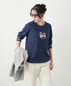 Leilian PLUS HOUSE / レリアンプラスハウス ニット・セーター | アニマルモチーフセーター【Leilian WHITE LABEL】