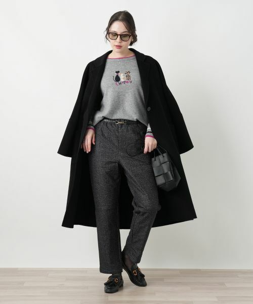 Leilian PLUS HOUSE / レリアンプラスハウス ニット・セーター | アニマルモチーフセーター【Leilian WHITE LABEL】 | 詳細12