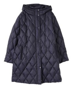 Leilian PLUS HOUSE / レリアンプラスハウス その他アウター | ダイヤキルトフーディコート【Leilian WHITE LABEL】