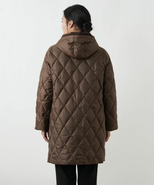 Leilian PLUS HOUSE / レリアンプラスハウス その他アウター | ダイヤキルトフーディコート【Leilian WHITE LABEL】 | 詳細10