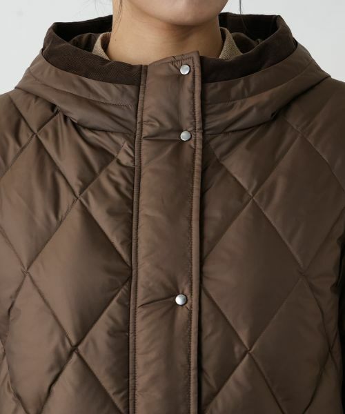Leilian PLUS HOUSE / レリアンプラスハウス その他アウター | ダイヤキルトフーディコート【Leilian WHITE LABEL】 | 詳細11