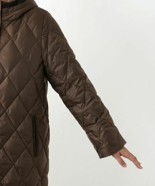 Leilian PLUS HOUSE / レリアンプラスハウス その他アウター | ダイヤキルトフーディコート【Leilian WHITE LABEL】 | 詳細13
