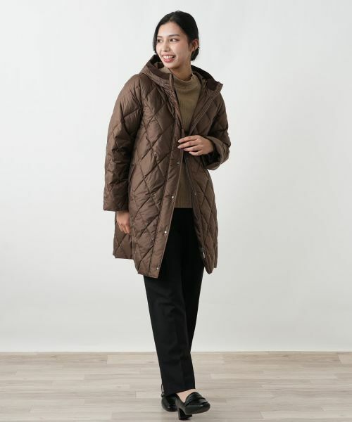 Leilian PLUS HOUSE / レリアンプラスハウス その他アウター | ダイヤキルトフーディコート【Leilian WHITE LABEL】 | 詳細5