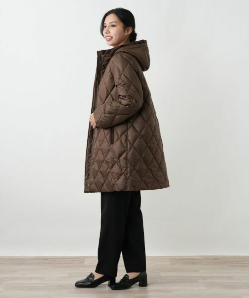 Leilian PLUS HOUSE / レリアンプラスハウス その他アウター | ダイヤキルトフーディコート【Leilian WHITE LABEL】 | 詳細6