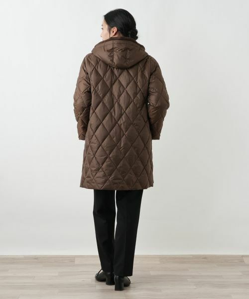 Leilian PLUS HOUSE / レリアンプラスハウス その他アウター | ダイヤキルトフーディコート【Leilian WHITE LABEL】 | 詳細7