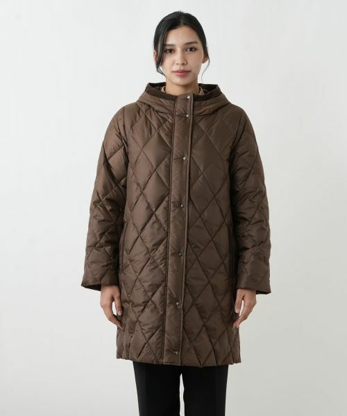 Leilian PLUS HOUSE / レリアンプラスハウス その他アウター | ダイヤキルトフーディコート【Leilian WHITE LABEL】 | 詳細8