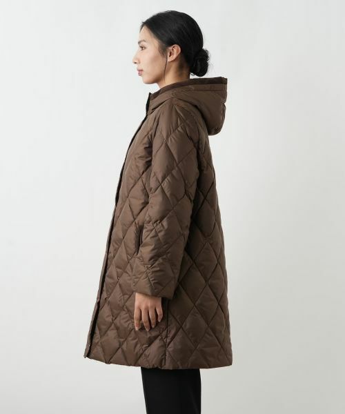 Leilian PLUS HOUSE / レリアンプラスハウス その他アウター | ダイヤキルトフーディコート【Leilian WHITE LABEL】 | 詳細9