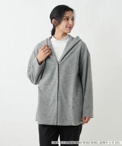 Leilian PLUS HOUSE / レリアンプラスハウス その他アウター | フーデッドコート【Leilian WHITE LABEL】