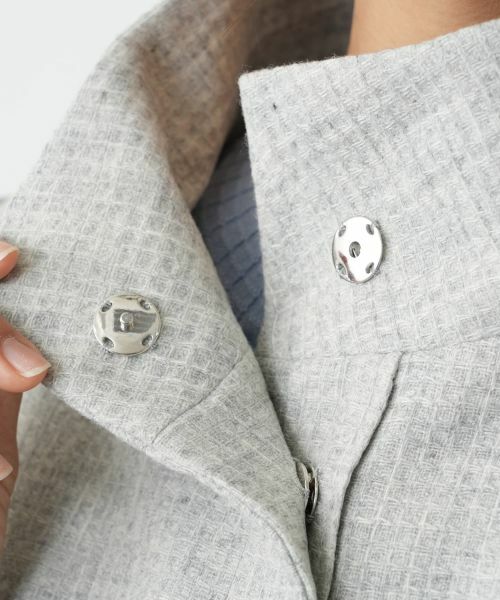 Leilian PLUS HOUSE / レリアンプラスハウス その他アウター | スタンドカラーショートコート【Leilian WHITE LABEL】 | 詳細11