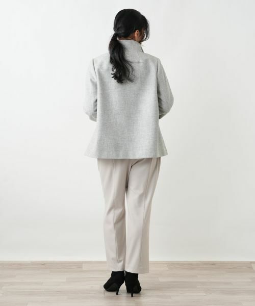 Leilian PLUS HOUSE / レリアンプラスハウス その他アウター | スタンドカラーショートコート【Leilian WHITE LABEL】 | 詳細3
