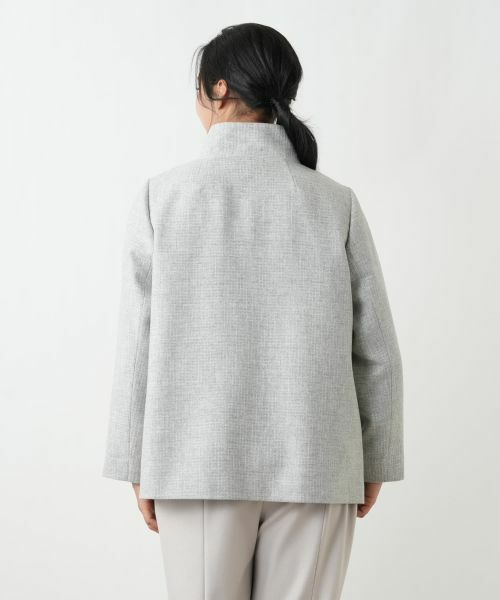 Leilian PLUS HOUSE / レリアンプラスハウス その他アウター | スタンドカラーショートコート【Leilian WHITE LABEL】 | 詳細6