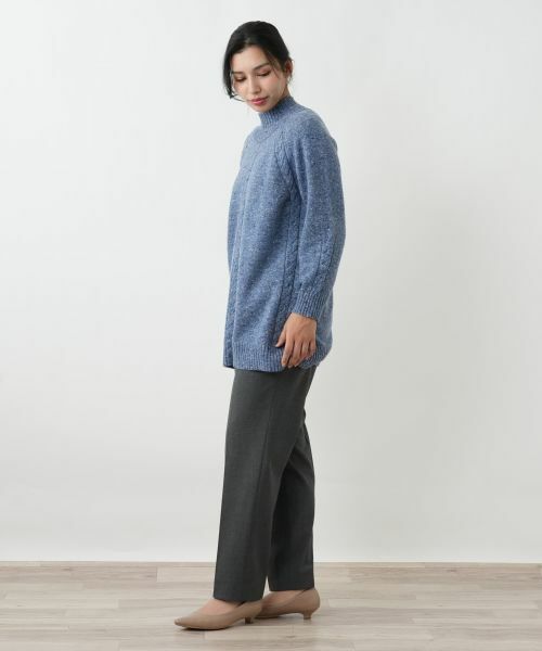 Leilian PLUS HOUSE / レリアンプラスハウス ニット・セーター | ケーブルニットセーター【Leilian WHITE LABEL】 | 詳細5