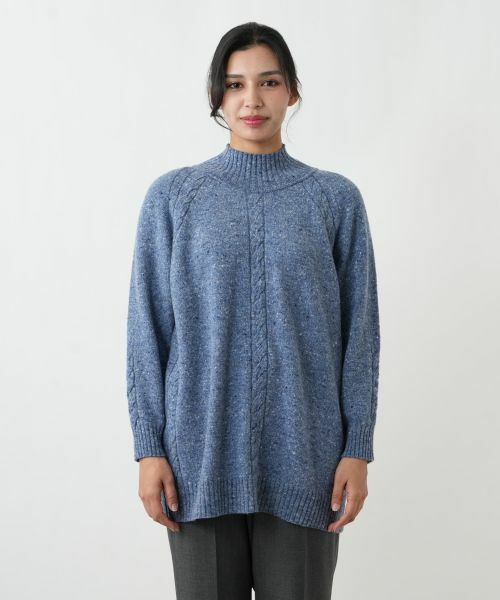 Leilian PLUS HOUSE / レリアンプラスハウス ニット・セーター | ケーブルニットセーター【Leilian WHITE LABEL】 | 詳細7