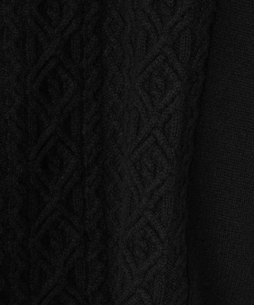Leilian PLUS HOUSE / レリアンプラスハウス ニット・セーター | 柄編みクルーネックセーター【Leilian WHITE LABEL】 | 詳細2